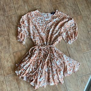 Flirty animal print sundress!